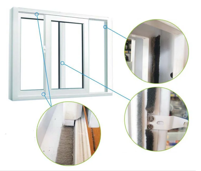 Jiaxing Hongqing Straight Pile Weatherstripping Sealing Strip with Fins Wool Pile Mohair Weatherstripping