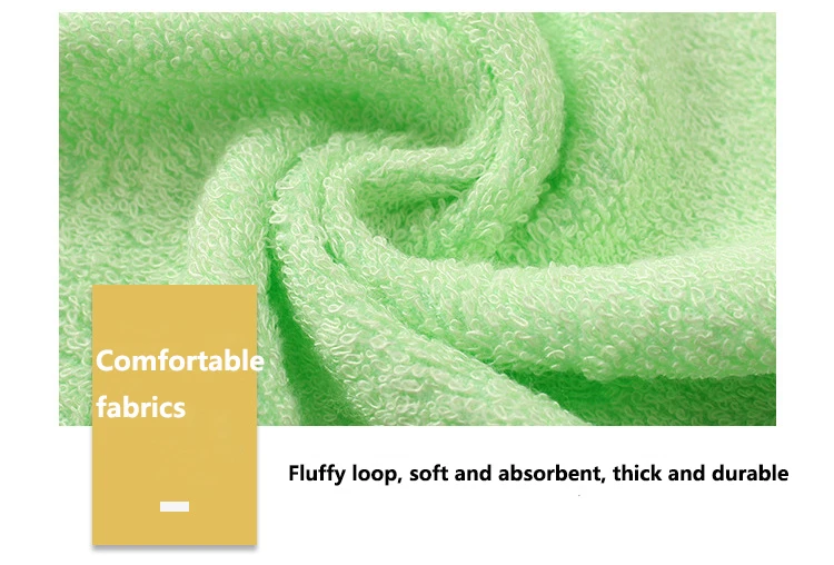 Custom Gift Packing Organic Bamboo Baby Washcloth Face Towel 10