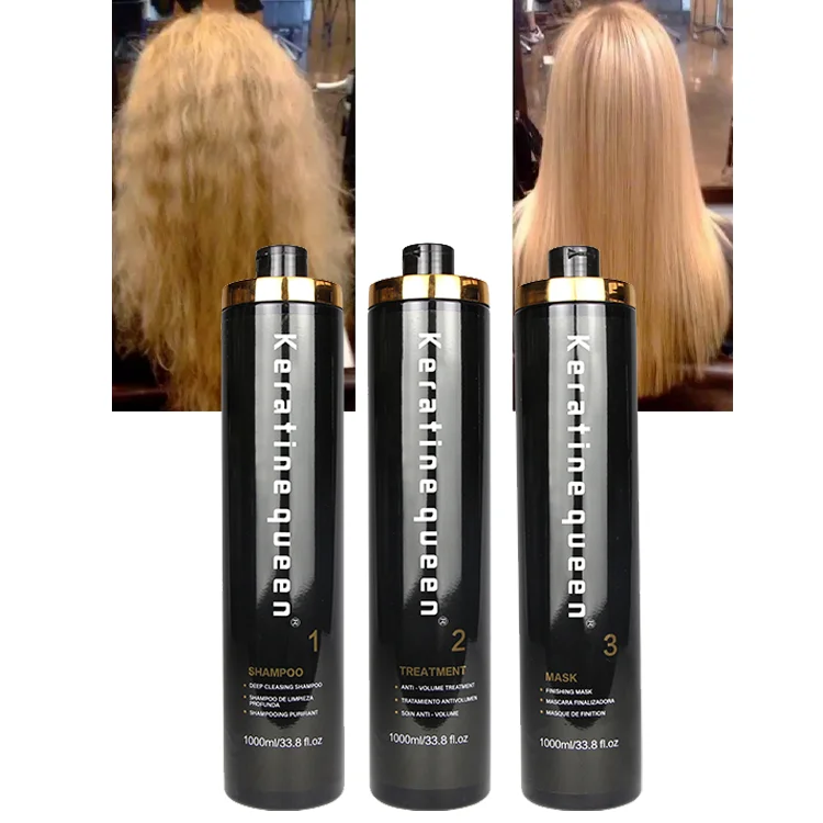 Keratin Queen 1000ml Brazilian Smoothing Keratin Collagen Keratin Hair Treatment Hair Straightening Cream