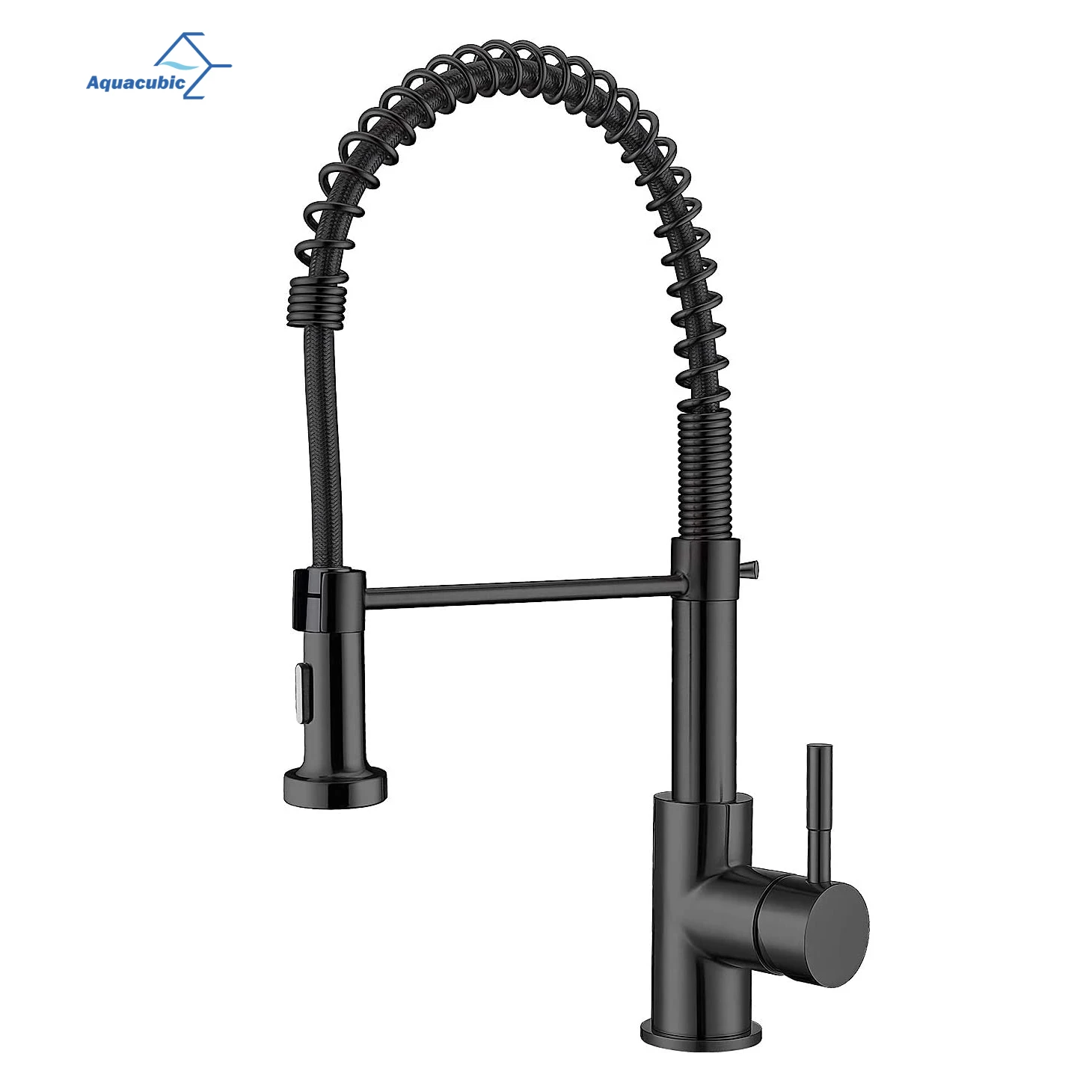 American Single-Handle Gooseneck Kitchen Sink Faucet Deck Mounted Single Hole Installation