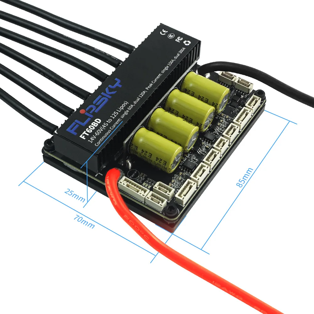 Flipsky FT60BD Dual ESC 60V 120A for DIY E-Board Scooter