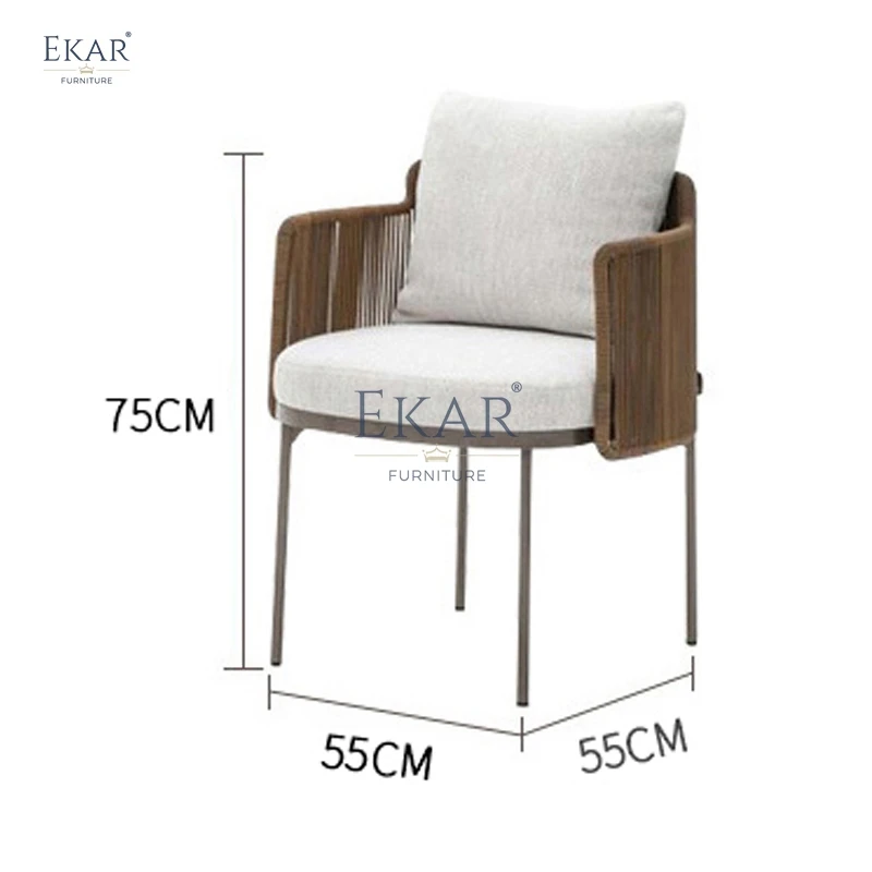 New modern outdoor garden waterproof dining table manufacture