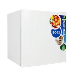 BC-52 Single Door 52L Refrigerator Table-top Fridge Refrigerator Countertop Mini Fridge Mute Office Small Refrigerator