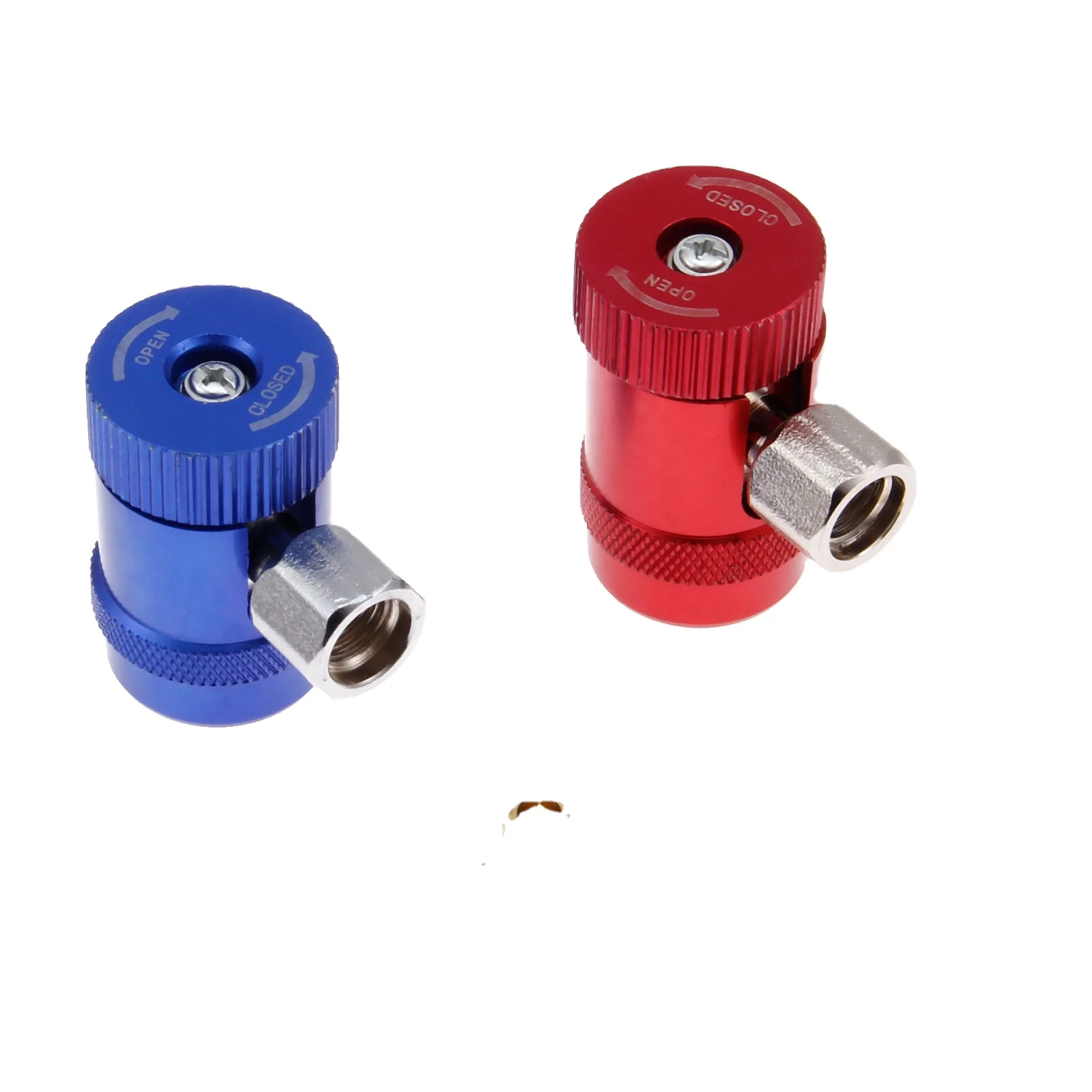 low ac freon manifold gauge hose conversion-8