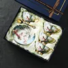 Blue Beauty 4 Cup 4 Disc 4 Spoon Gift Box