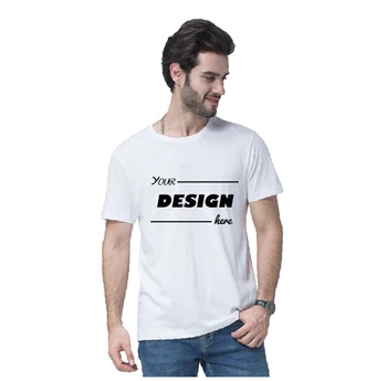 Cheap Price $1.3 Custom LOGO Printing Plain White T shirts for Men/Wemen