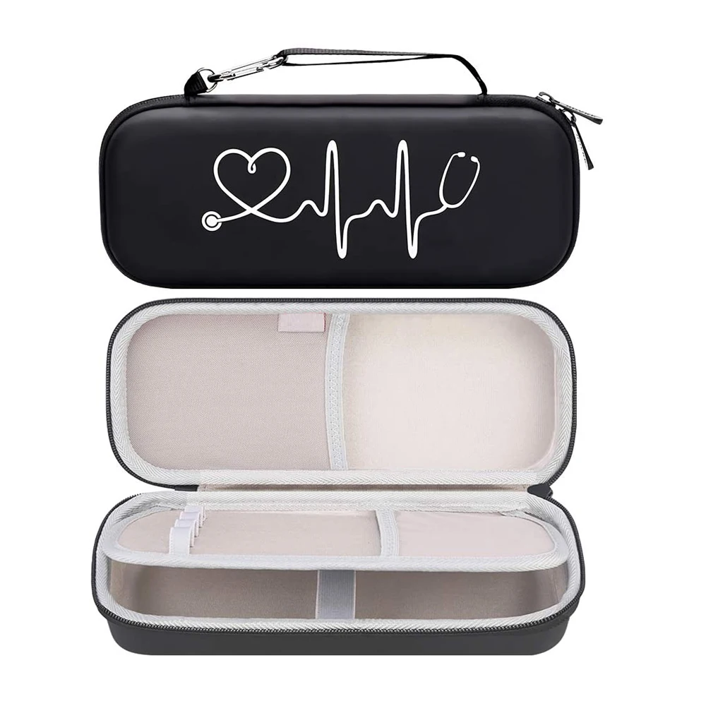 Hard Stethoscope Case,Large Stethoscope Carrying Case With Id Slot