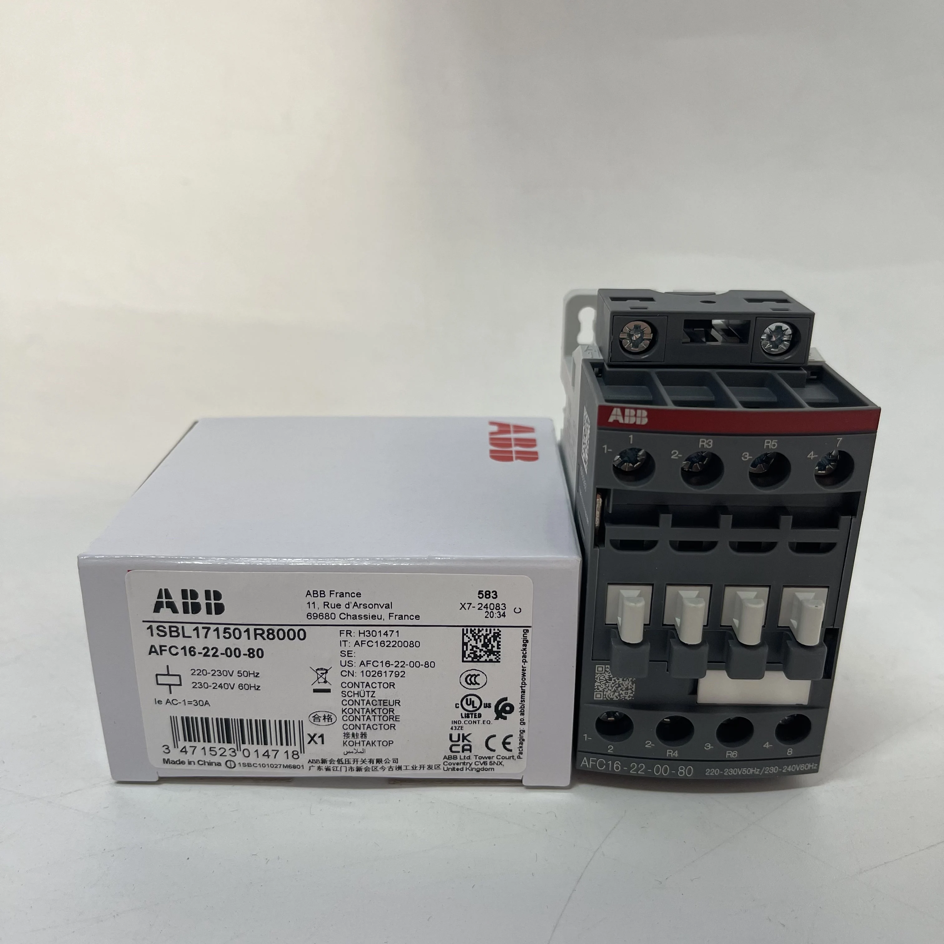 ABB Magnetic Contactor AFC16-22-00-80 ABB Magnetic Contactor AFC16-22-00-80