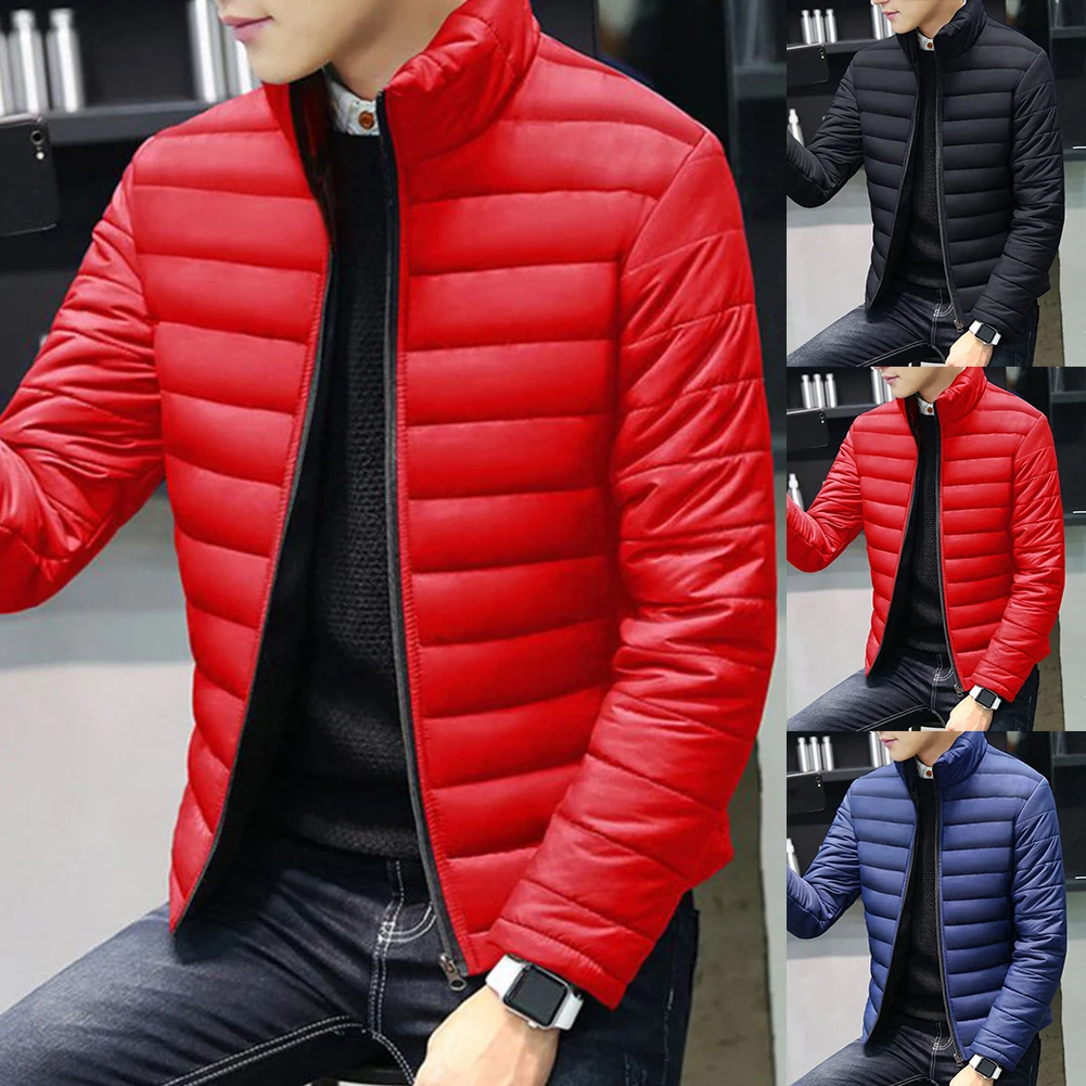 Nueva chaqueta cálida de algodón de manga larga para