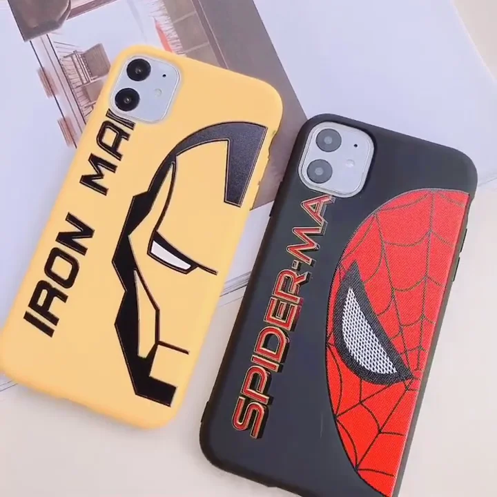 Wholesale Custom 2020 Fashion Cool Anime Phone Case For Iphone 11 Pro Xr Xs  Max7 8 Plus Spider Man Iron Man Cell Phone Covers - Buy Case For Iphone,Tpu Case  For Iphone