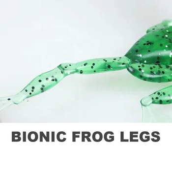 49 mm 3.5g PVC Pesca Soft Frog Fishing Tackle Artificial Silicone Frog Lure for River Swimming Bait Fishing – Soft Lure – view 5