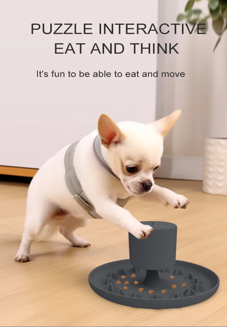 New Design Custom Silicone Pet Puzzle Toys Pet Slow Feeder Mat Dog Lick Mat Pad Eat And Play Dog