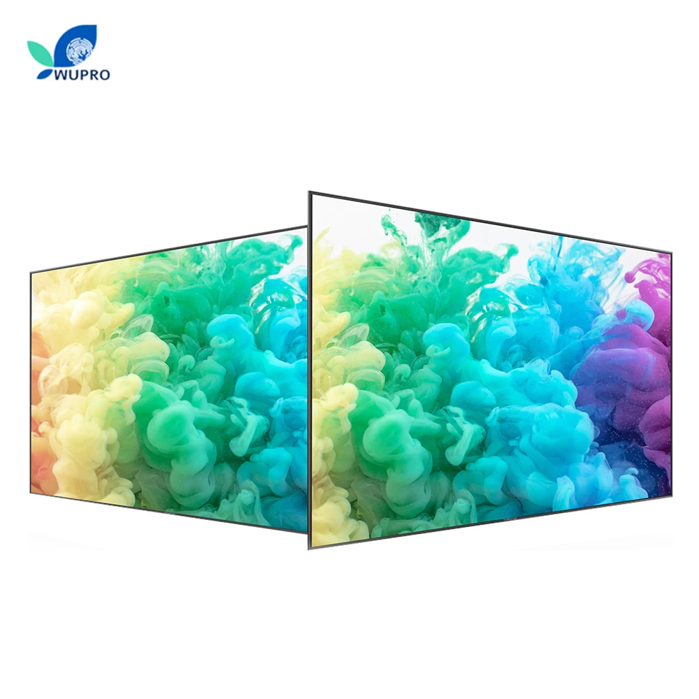 Customization Wupro PET BSP UST ALR 100 Inch Projection Screens PET Crystal Home Theater 4k Screen Projection