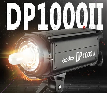 Professional Godox DP1000II 2X 1000Ws Photo Flash Lighting Kit Softbox Light Stand Studio Photography Equipment detail image
