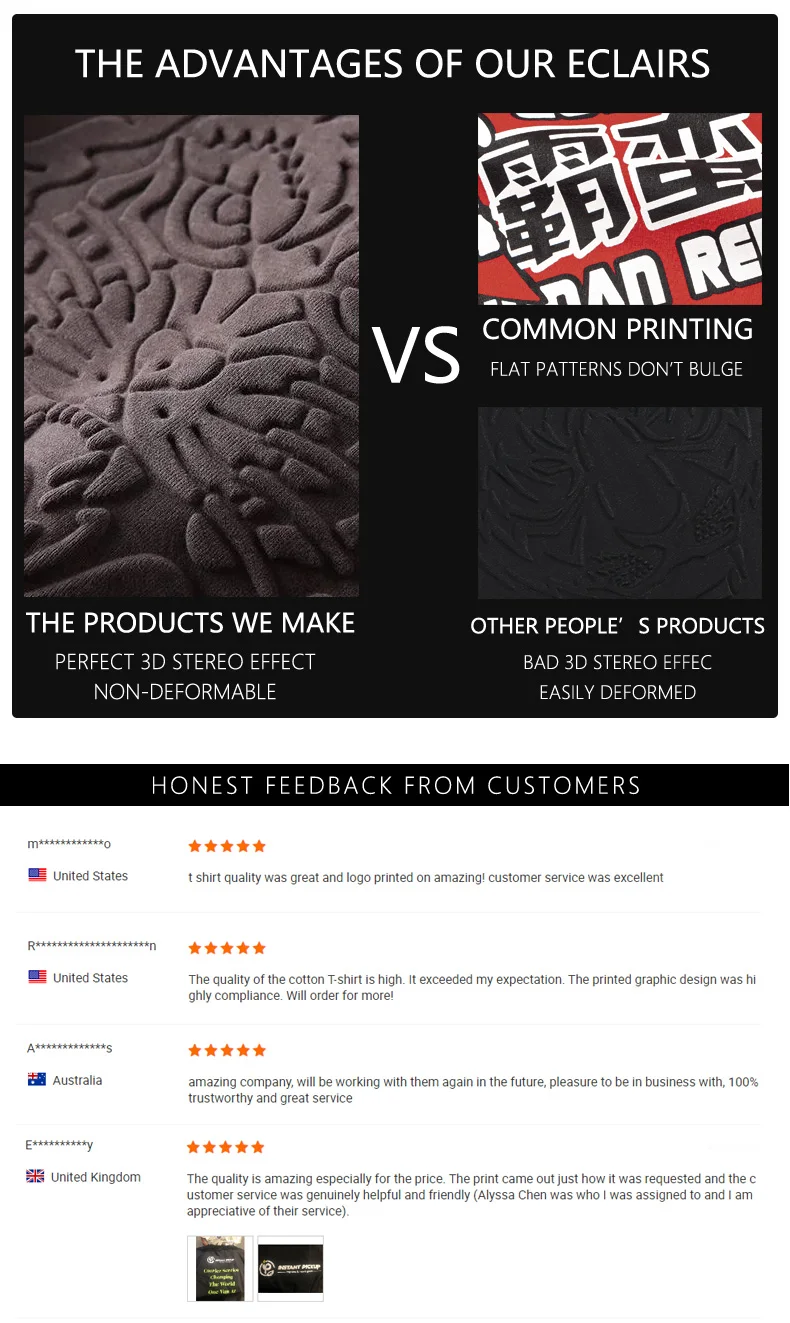 High Quality Cotton Emboss Tee Shirt Oversized Plain O Neck Men's T