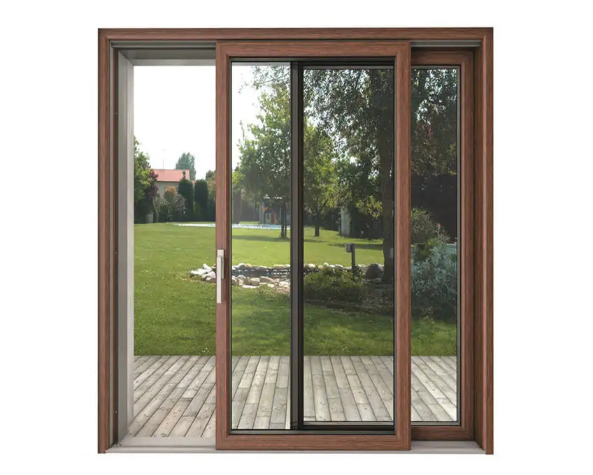 Aluminium Windows and Doors Sliding Window with Inside Grill