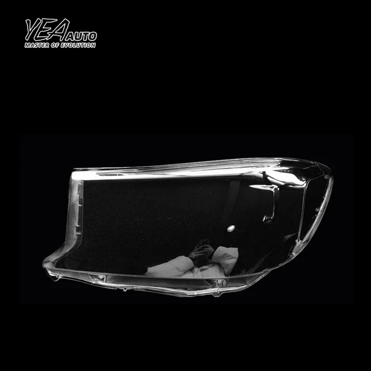 YEA AUTO Car headlight cover lens glass for toyota fortuner lens cover 2008 - 2012 PC lampshade clear shell