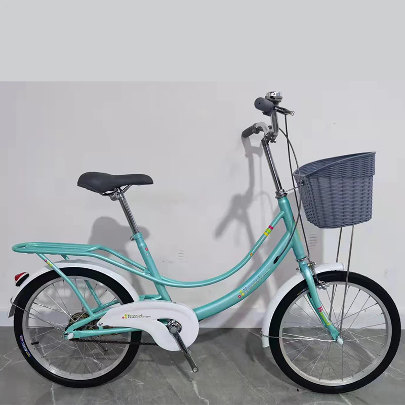 New Design Model Adult Folded Color Tire Size 22 24 28 Inch Wheelset Bicycle with Basket for Women Lady Girls Sri Lanka Kenya