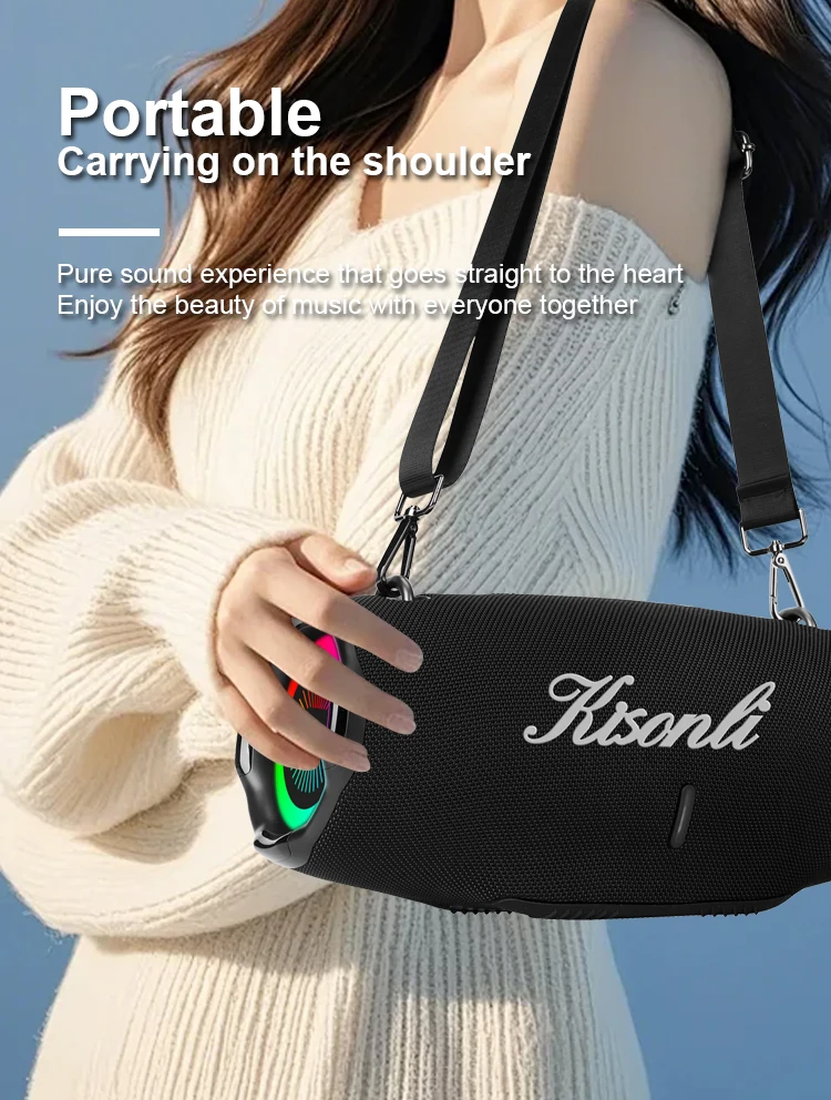 Kisonli K17 Professional Party Big Blue Tooth Speaker 50 Watts