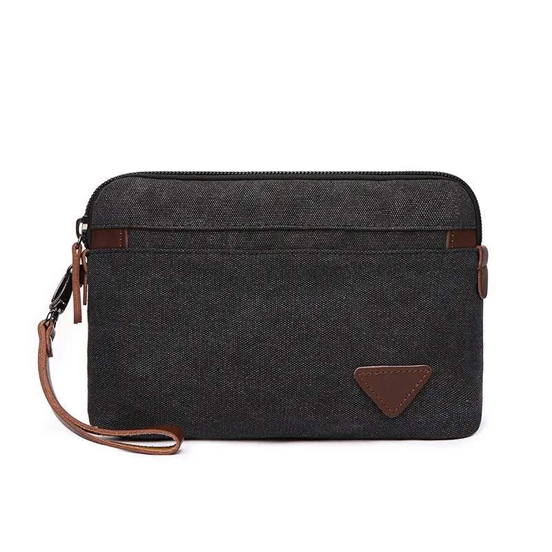 Men's Simple Wallet Long Wallet Coin Purse Clutch Armpit Bag Mobile Phone Bag Large Capacity Clutch