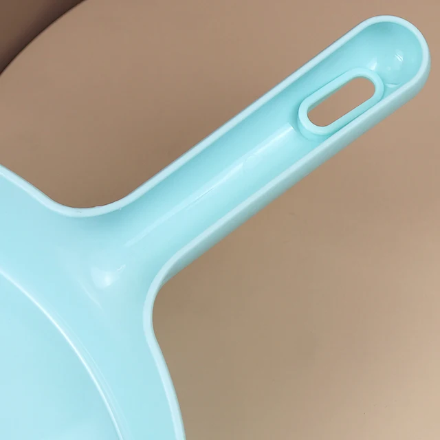 Mini Hand Dustpan and Broom Set Table Sweeper Home Cleaning Small Brush with Non Strip Design Silicone Dustpan