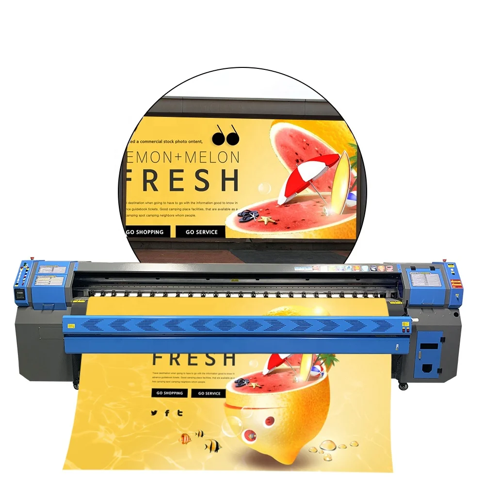 High Speed 512i 30PL 1024i 14PL konica 4/8  printhead vinyl solvent inkjet printing machine for advertisement