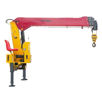 JQCM China Brand Truck Crane Manufacturer Direct Sales Truck Crane Parts 3.2 ton 8 ton Hydraulic Arm boom crane upper assembly