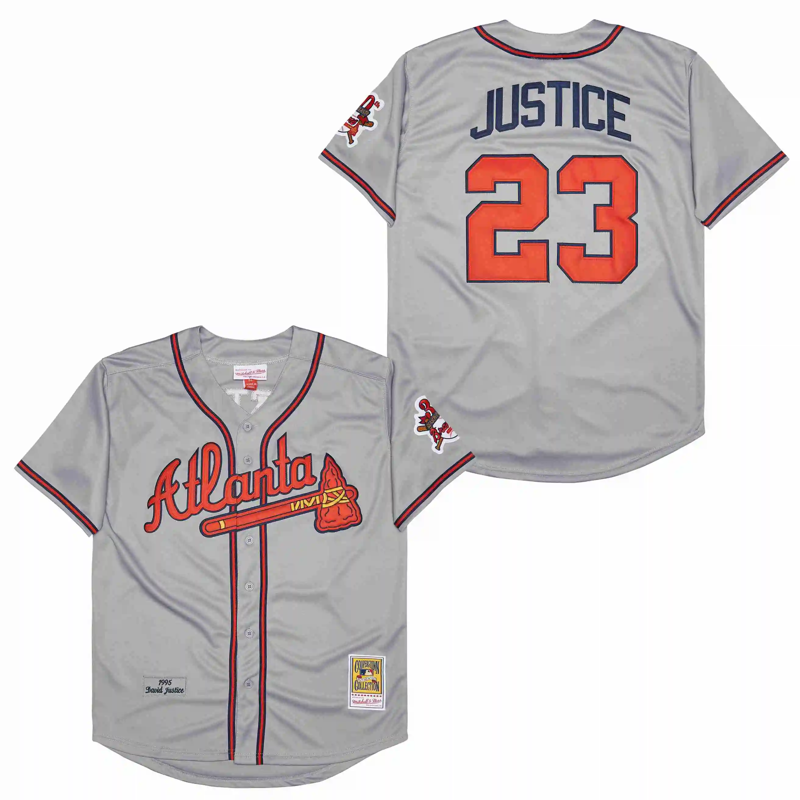 Atlanta Braves 10 Chipper Jones White Throwback Jersey on sale,for  Cheap,wholesale from China