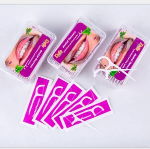 Daily Care Wholesale Customization 20pick Box Packing Dental Floss Picks Individually Wrapped