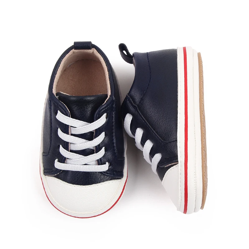 High Quality Soft PU Leather Baby Sneakers Prewalker Shoes 2025 supplier