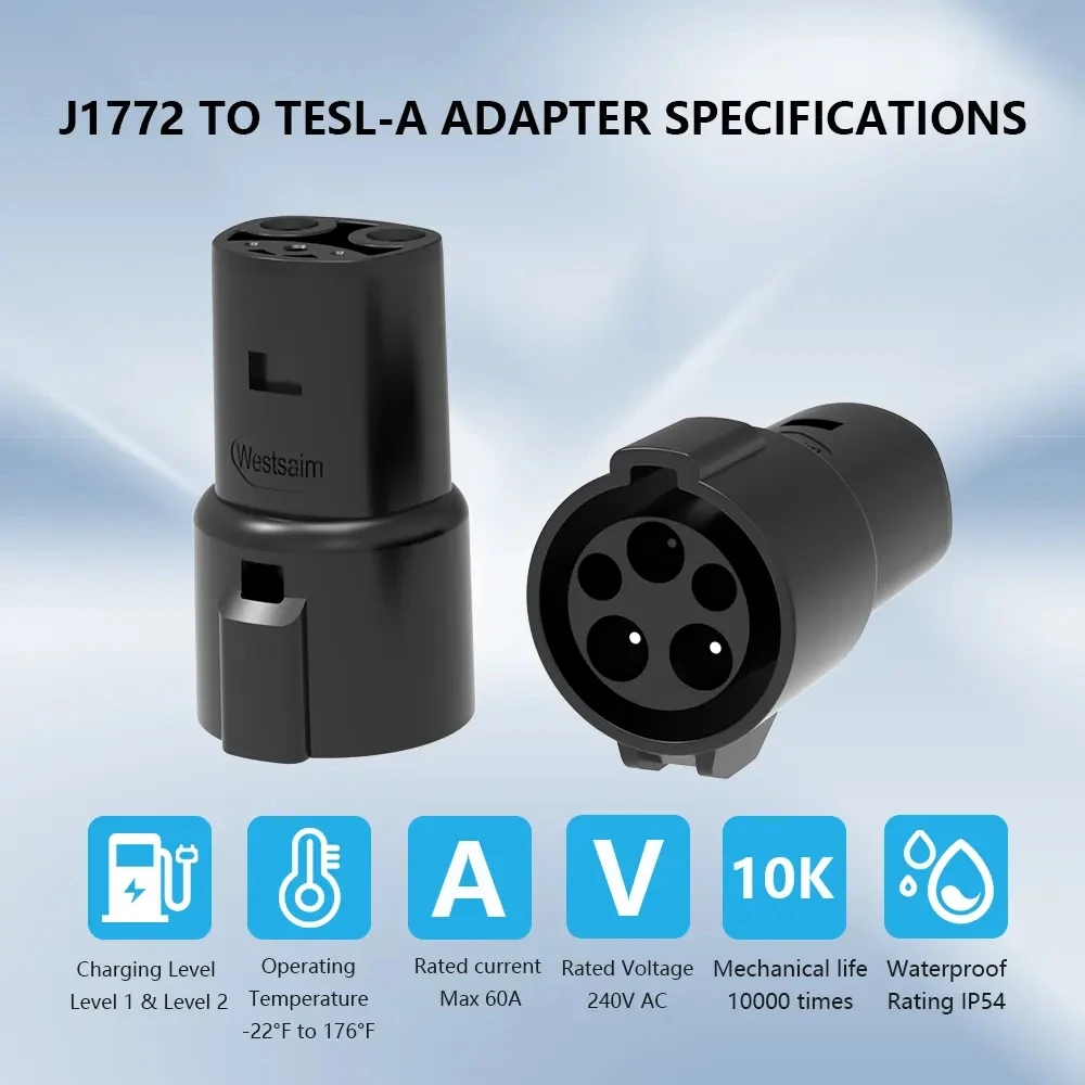 Cheap Factory Price SAE J1772 Electric Car Type 1 Charging Car Charging Plug Entry Socket Adapter