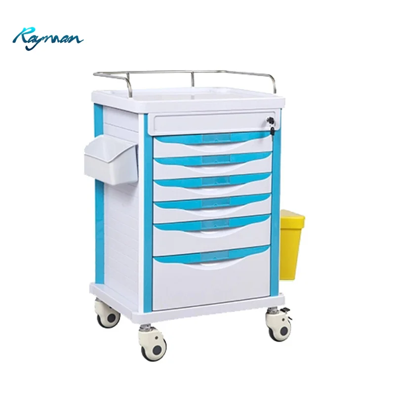 Больничная Тележка из нержавеющей стали медицинская тележка с