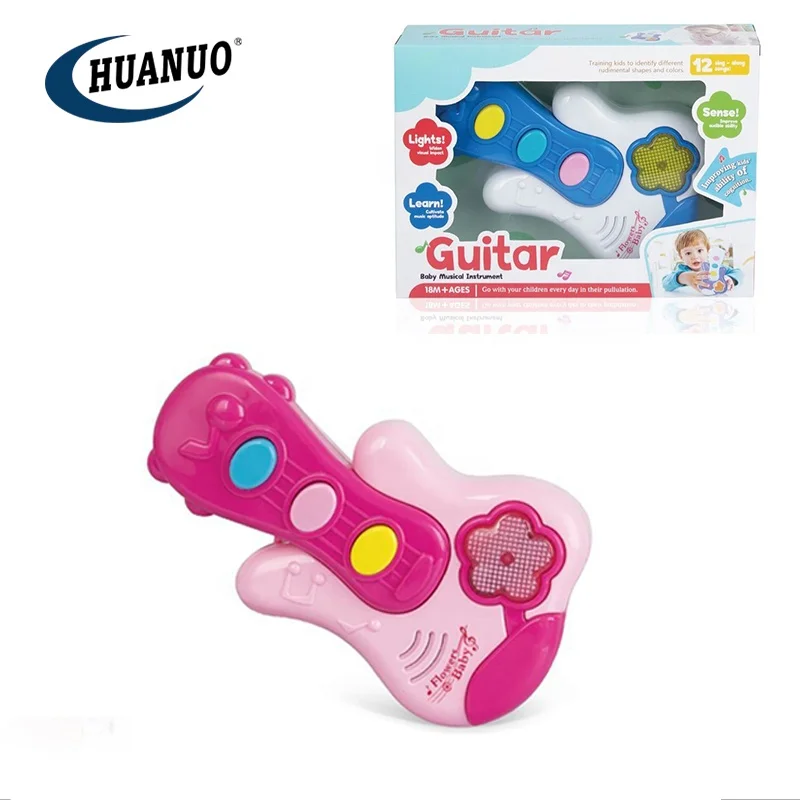 Fun Educational Musical Instruments Blue and Red Plastic Baby Toy Musical Instruments Kids Toy Violin for Boy and Girls