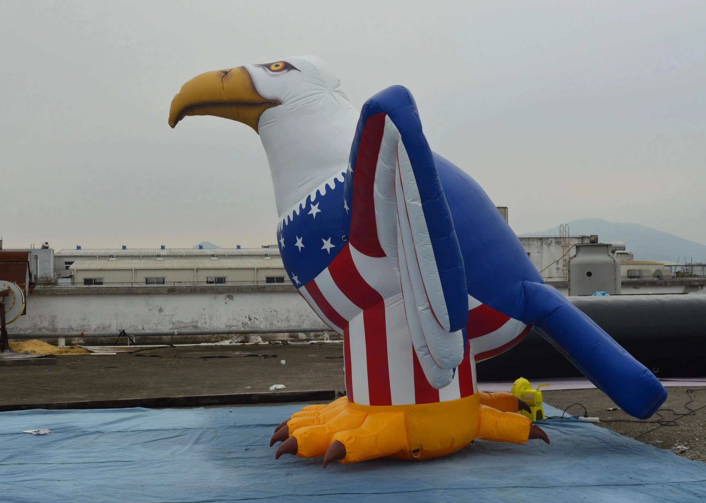 Large Inflatable Eagle Alibaba.com: Giant Inflatable American Eagle with Cartoon Design for ...