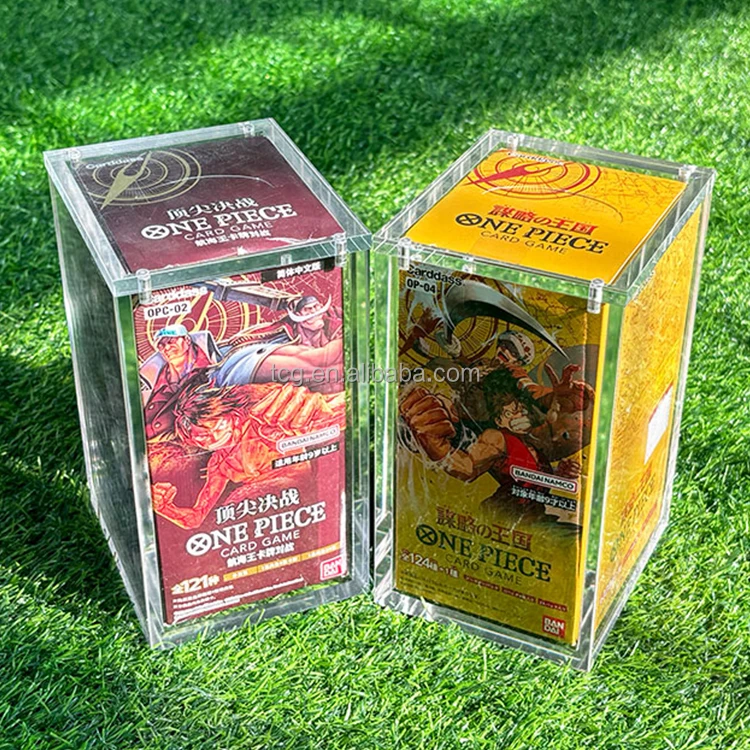 Wholesale Acrylic Display Case for One Piece Bandai Cards Wholesale Acrylic Display Case for One Piece Bandai Cards