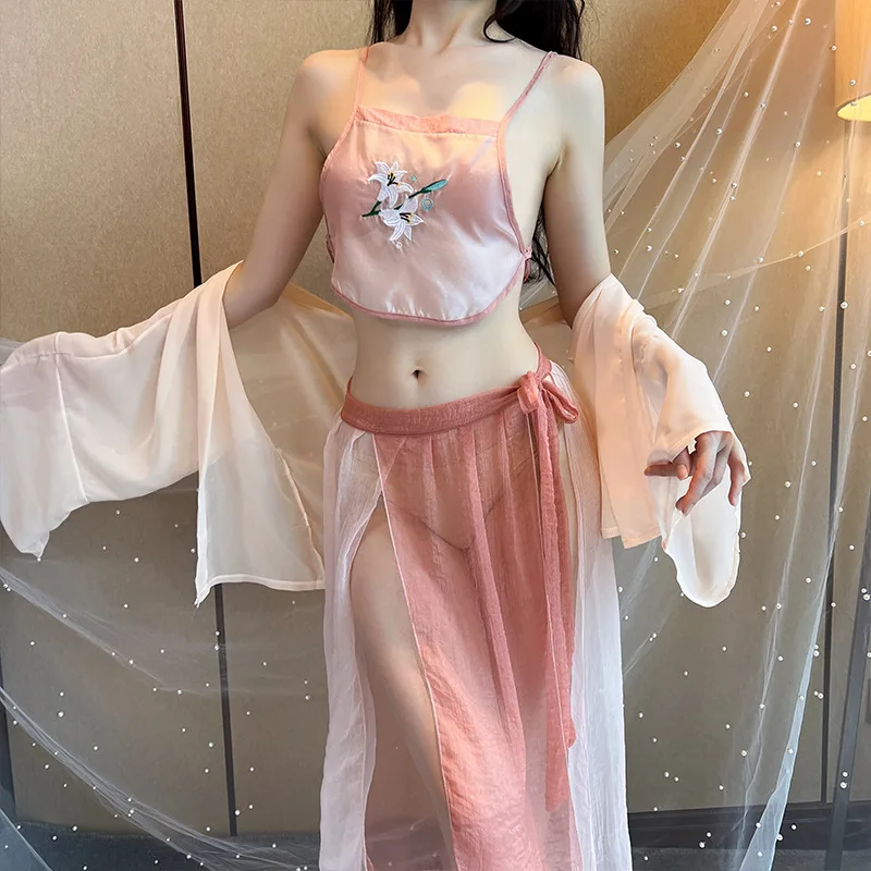 Wholesale Customization Stunning Ravishing Underwear Sultry Dreams Embroidery Ancient Women Sexy Lingerie