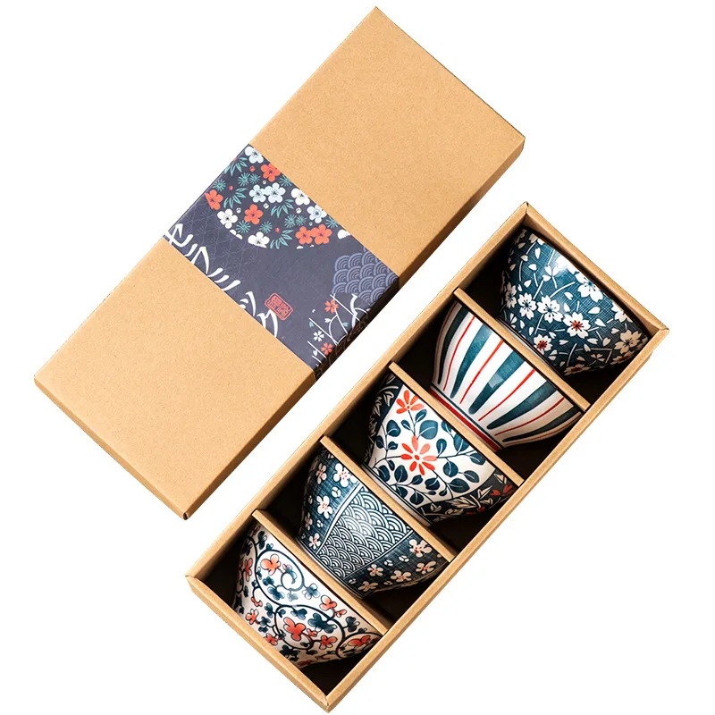 New Japanese Style Exquisite Gift Box Hefeng Tableware Set Ceramic Porcelain Dinnerware