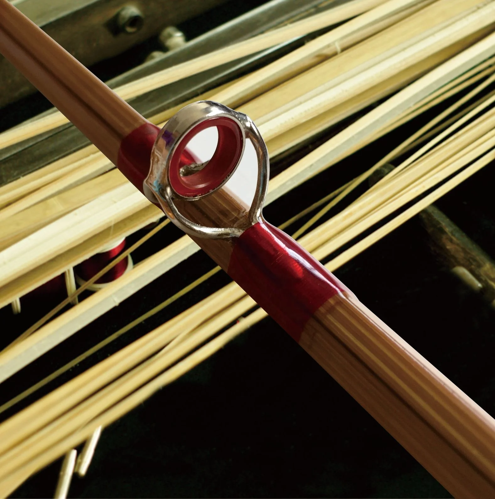 BFR102 Echo Custom logo 8 Sections Trout Fly Bamboo Fishing Gear Nymph Rod