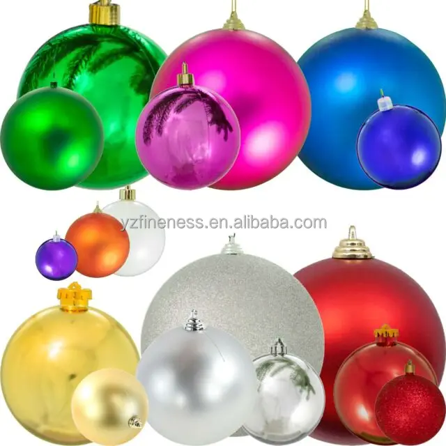 Giant Christmas Balls Tree Decorations Ornaments Spheres Big Silver