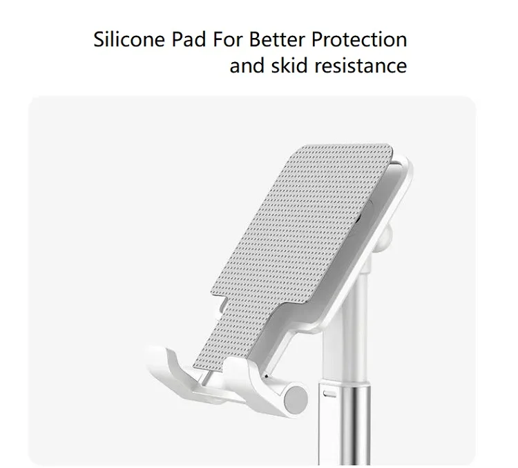 Регулируемый по высоте складной настольный держатель для планшета из АБС-пластика мобильного телефона
