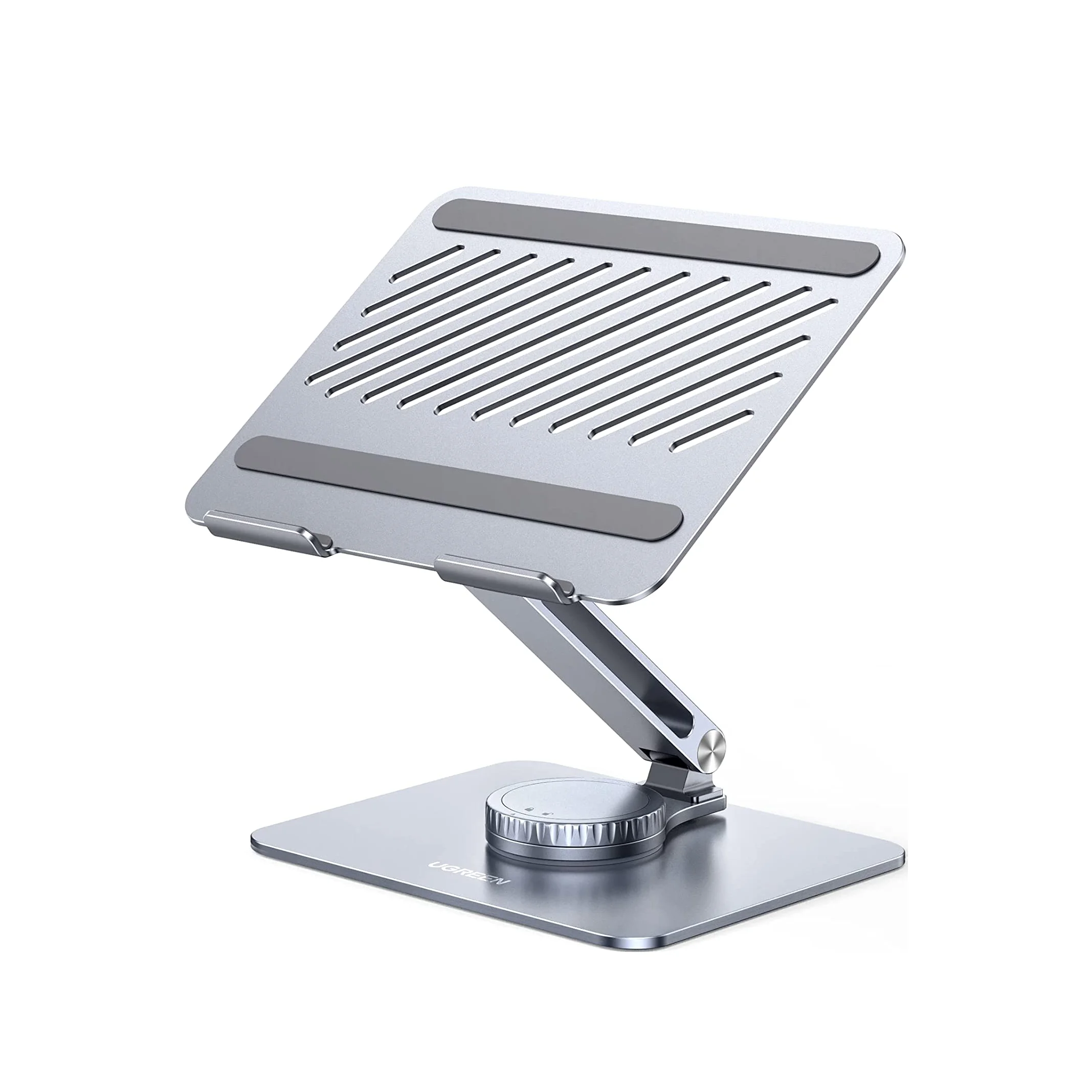 Ugreen Laptop Stand For Desk Adjustable 360 Rotating Base Compatible With Macbook Pro Air Stand