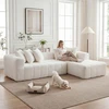 White + Foam+Spring + 4 Seat