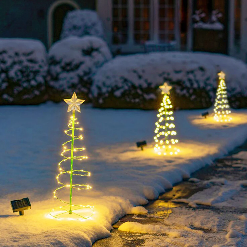 Spiral Tree Light with Remote Control for Outdoor Christmas