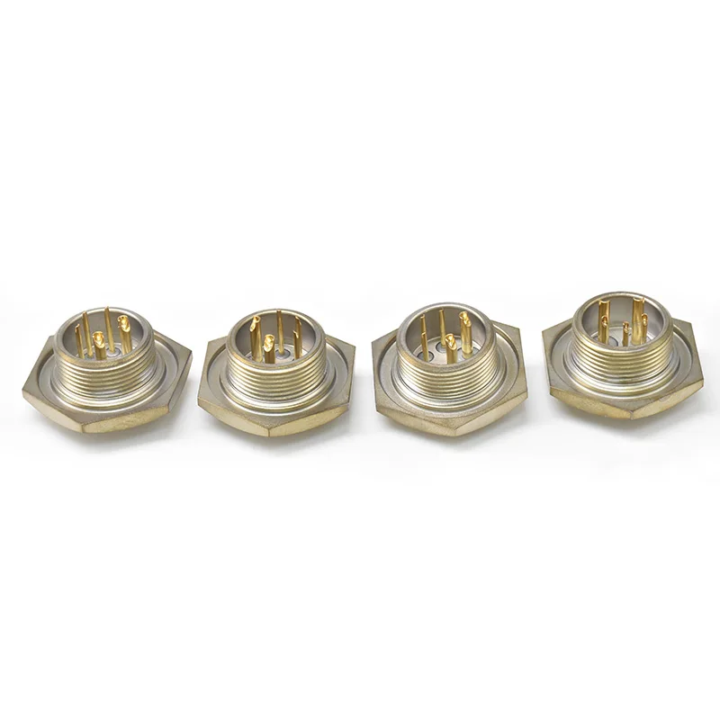 Hermetic Connector BM 37 Pin Screw Coupling Leak-proof Terminal Block Glass Sintered High Voltage Stainless Steel Power 16A