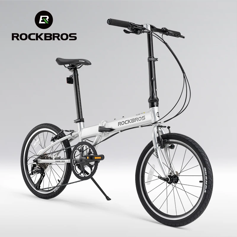 ROCKBROS 折りたたみ自転車 20インチ 8速シフト 男性女性通勤用