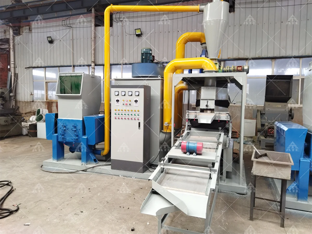 Automatic PLC Controlled Copper Wire Granulator with Customized Particle Size for Efficient Cable Recycling