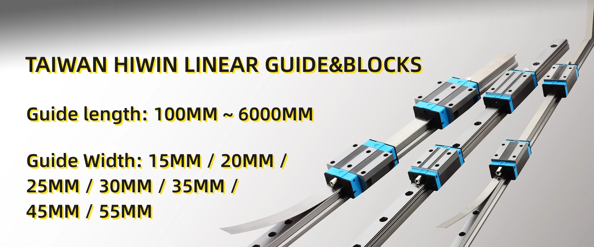 Hiwin Linear Guides Hg Hgr20 Hgh20ca Hgh20cc Heavy Load Linear Guide ...