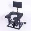 Silla de inodoro negra + esposas metálicas