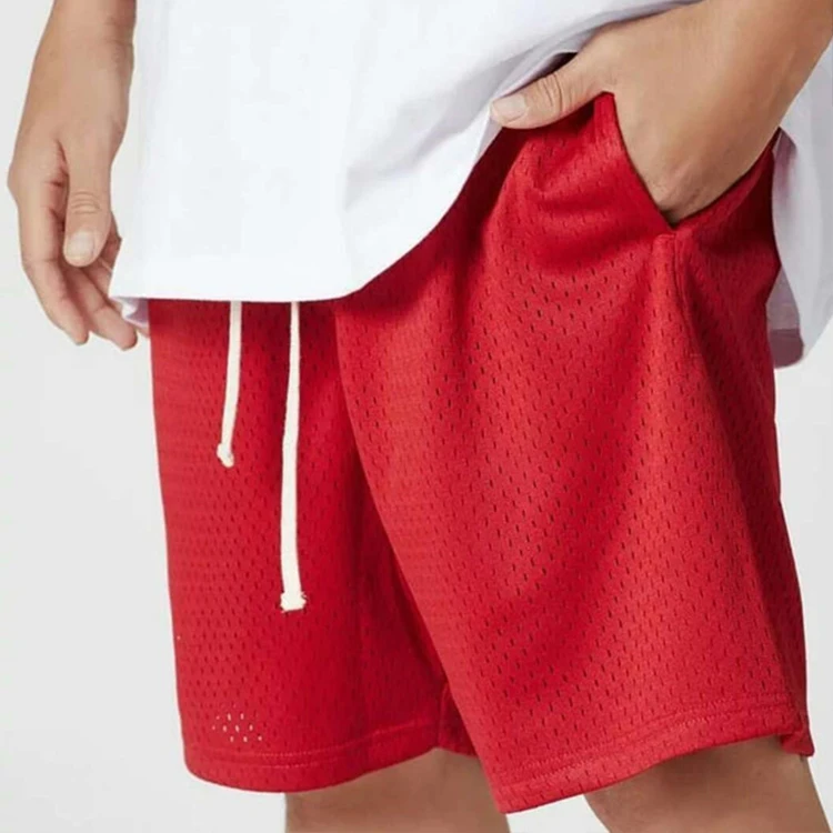 Men Shorts 5 Inch Mesh Shorts Other Fabric Breathable Quick Drying ...