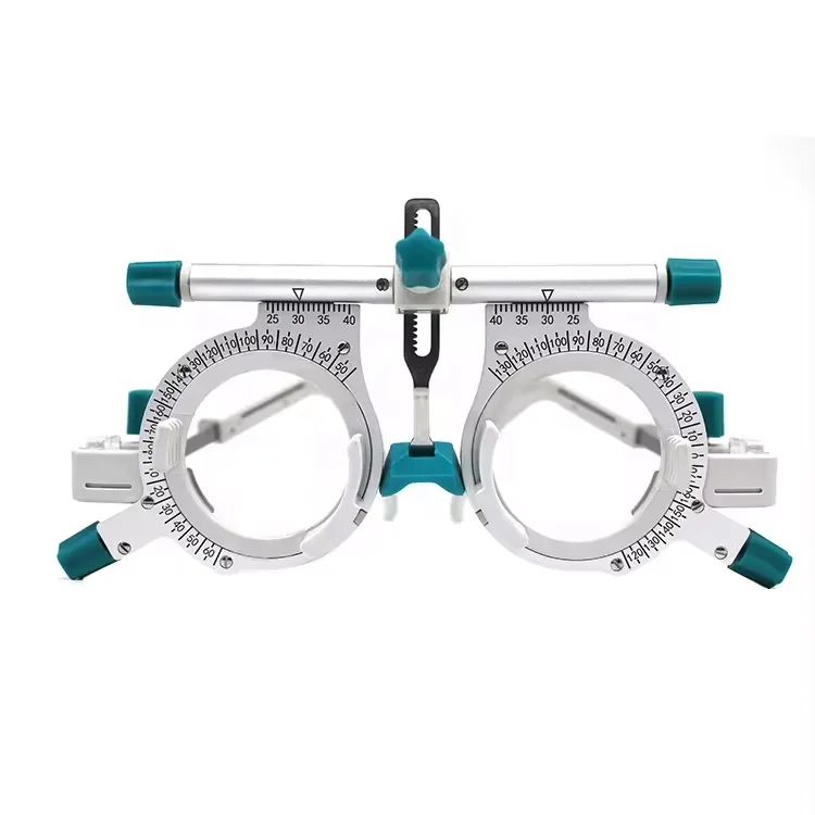 Trial Lens Frame UTF-T4880 Top Quality White Metal Universal Trial Frame for Eye Optometry Optical Lens Trail Lens Set